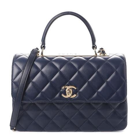 chanel blue lambskin bag|chanel 11.12 bag price.